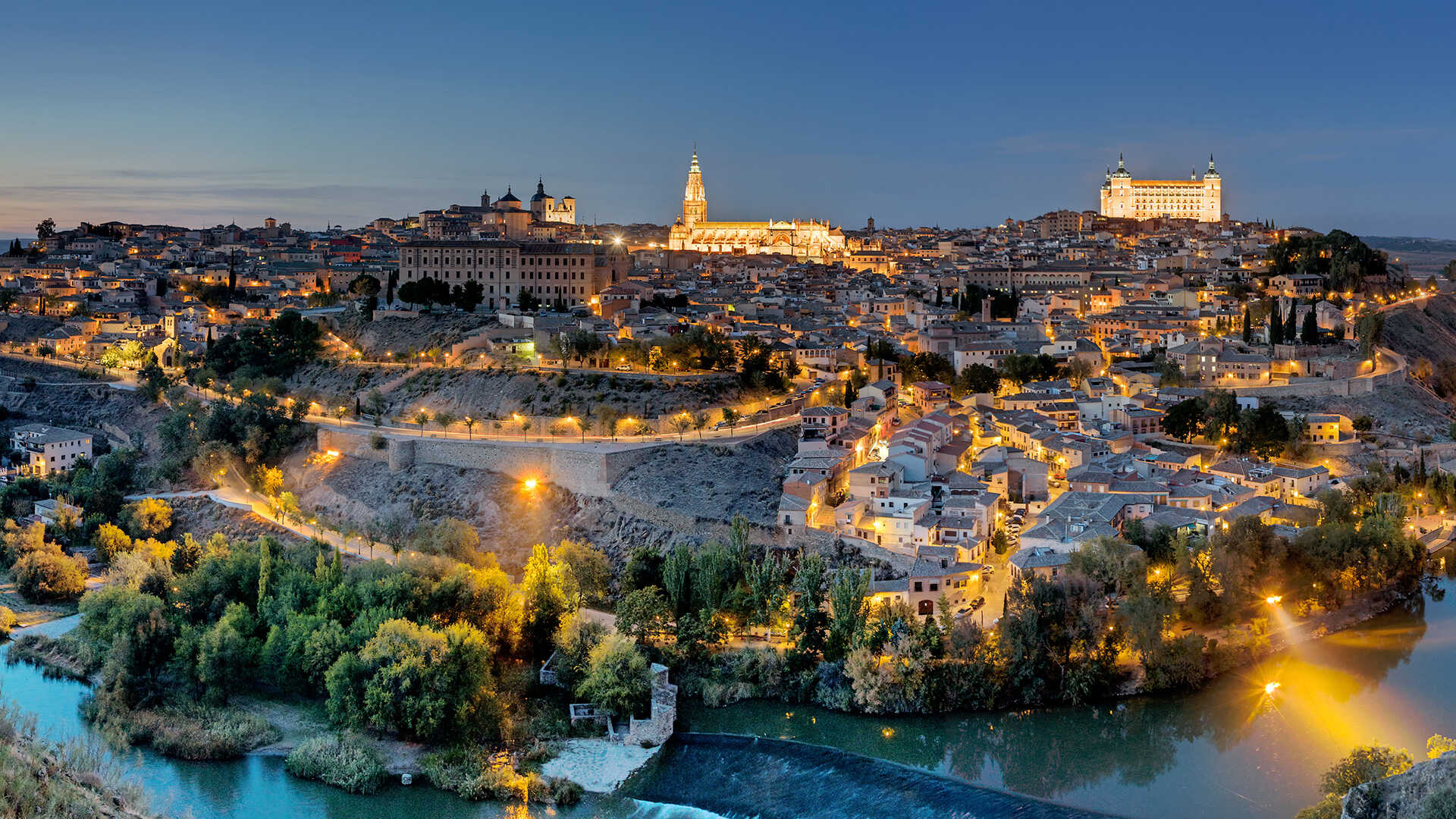 Imagen de toledo de fondo