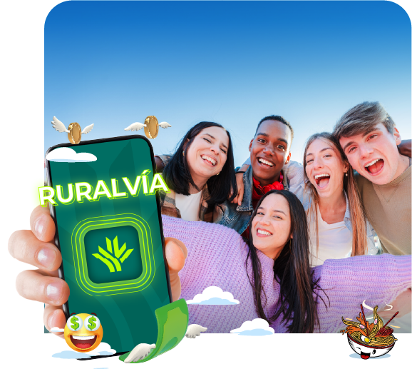 Jóvenes usando Bizum